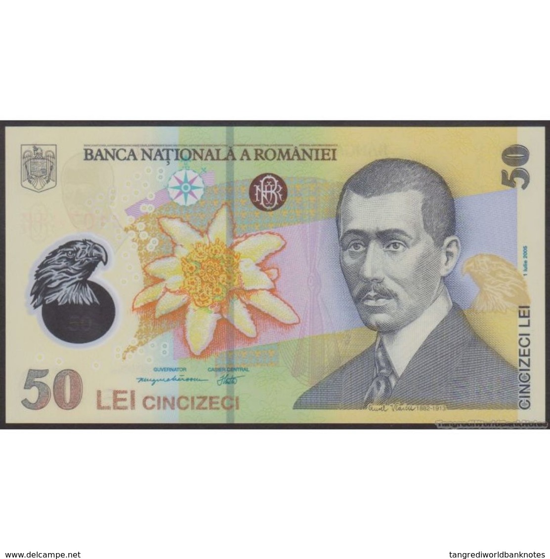 TWN - ROMANIA 120d - 50 Lei 1.7.2005 (2008) Polymer - Prefix 1E UNC - Romania