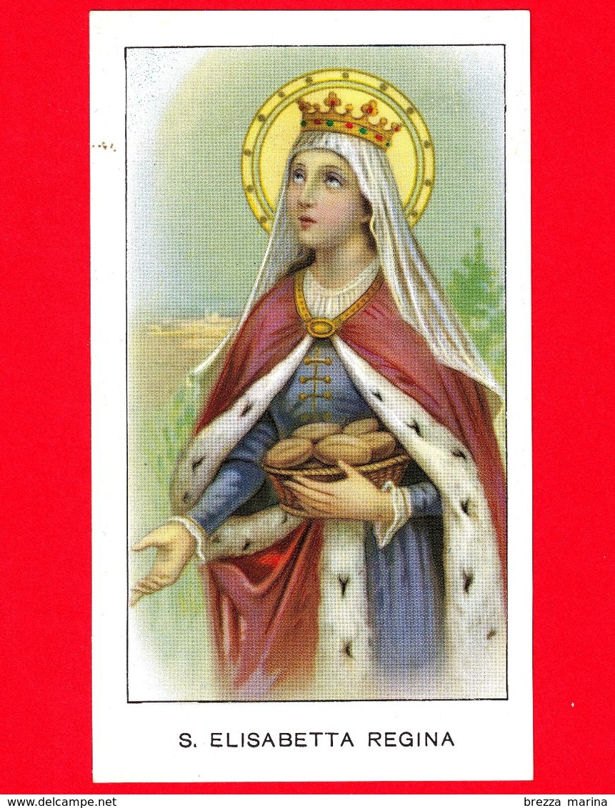 Santino - Immagini Sacre - Sant'Elisabetta Regina - Santini
