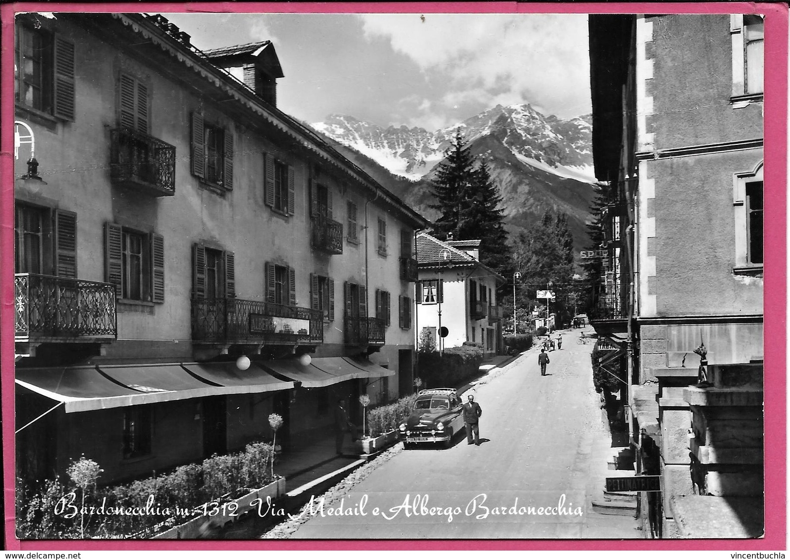 Bardonecchia - Via Medail E Albergo Bardonecchia - Bar, Alberghi & Ristoranti