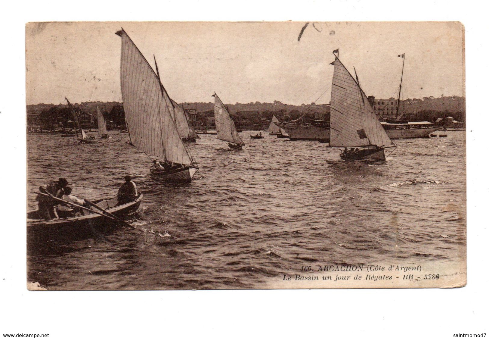 33 - ARCACHON . LE BASSIN UN JOUR DE RÉGATES - Réf. N°8268 - - Arcachon