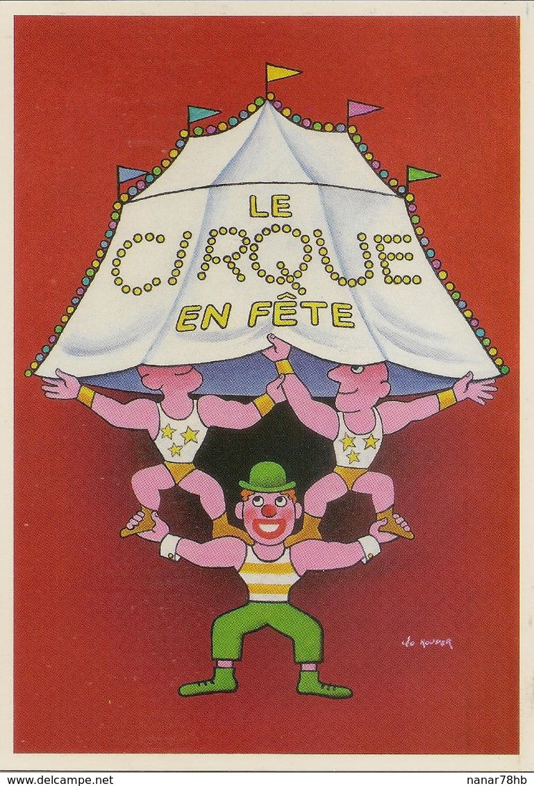 CPM Le Cirque En Fête, Maquette De L'affiche De L'exposition - Kouper