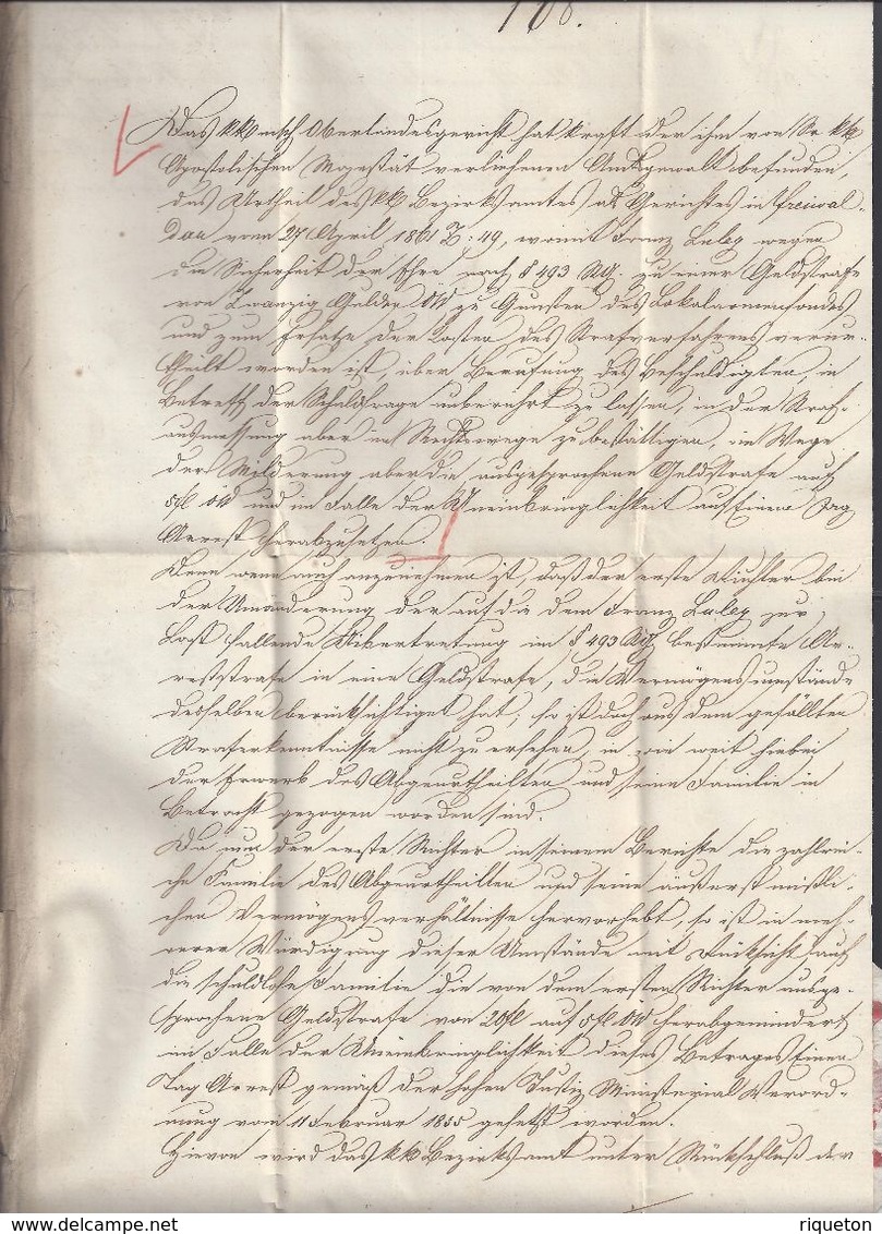 TCHECOSLOVAQUIE - Lettre De Brunn Du 23 Mai 1861 Pour Freuvaldau - Cachet De Brno -  B/TB - - ...-1918 Préphilatélie