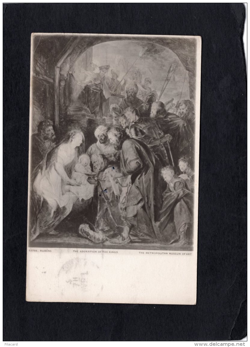 76545    Regno  Unito,  Rubens,  The  Adoration Of The Kings,  The  Metropolitan Museum Of Art,   VG  1939 - Musées