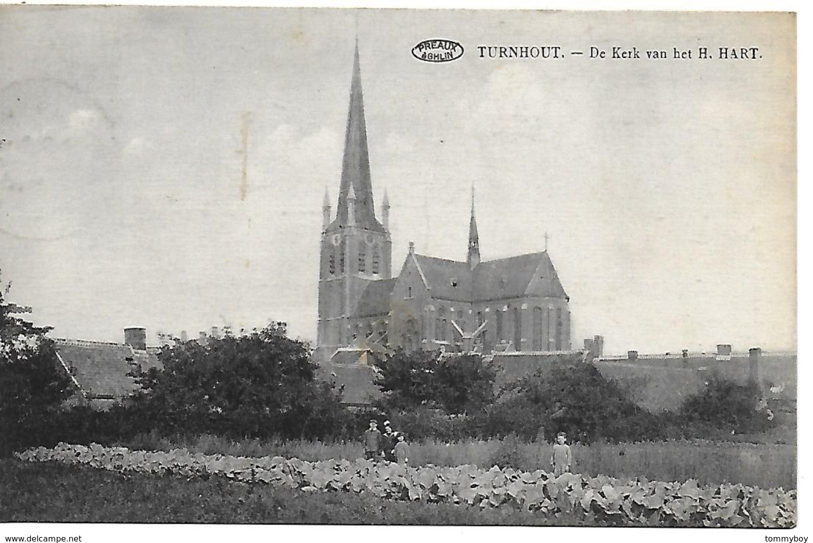 Turnhout, De Kerk Van Het H. Hart, Verstuurd, 1924 - Turnhout