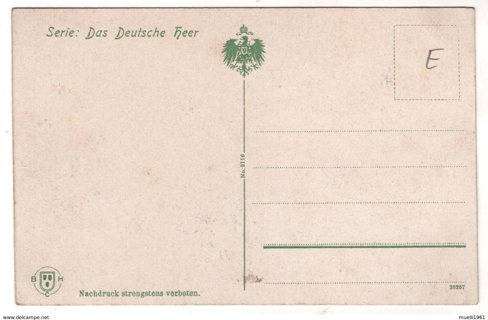 Nr.+  448,  Das Deutsche Heer, Schützengraben - War 1914-18