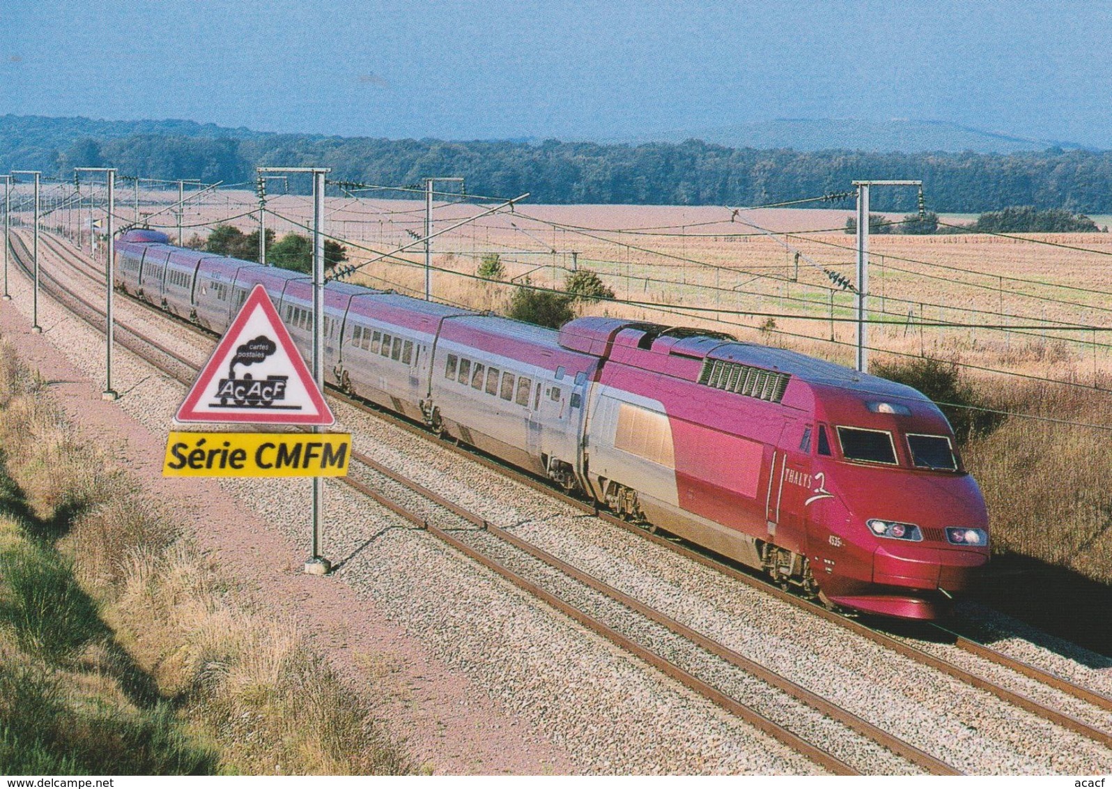 TGV Thalys PBA Rame 4535 à Beaumarchais, Près D'Othis (77) - - Othis