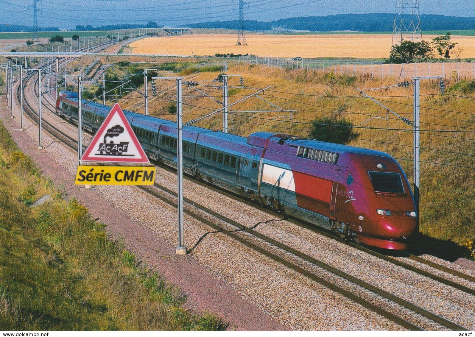 TGV Thalys PBKA Rame N°4322, à Ver-sur-Launette (60) - - Other & Unclassified