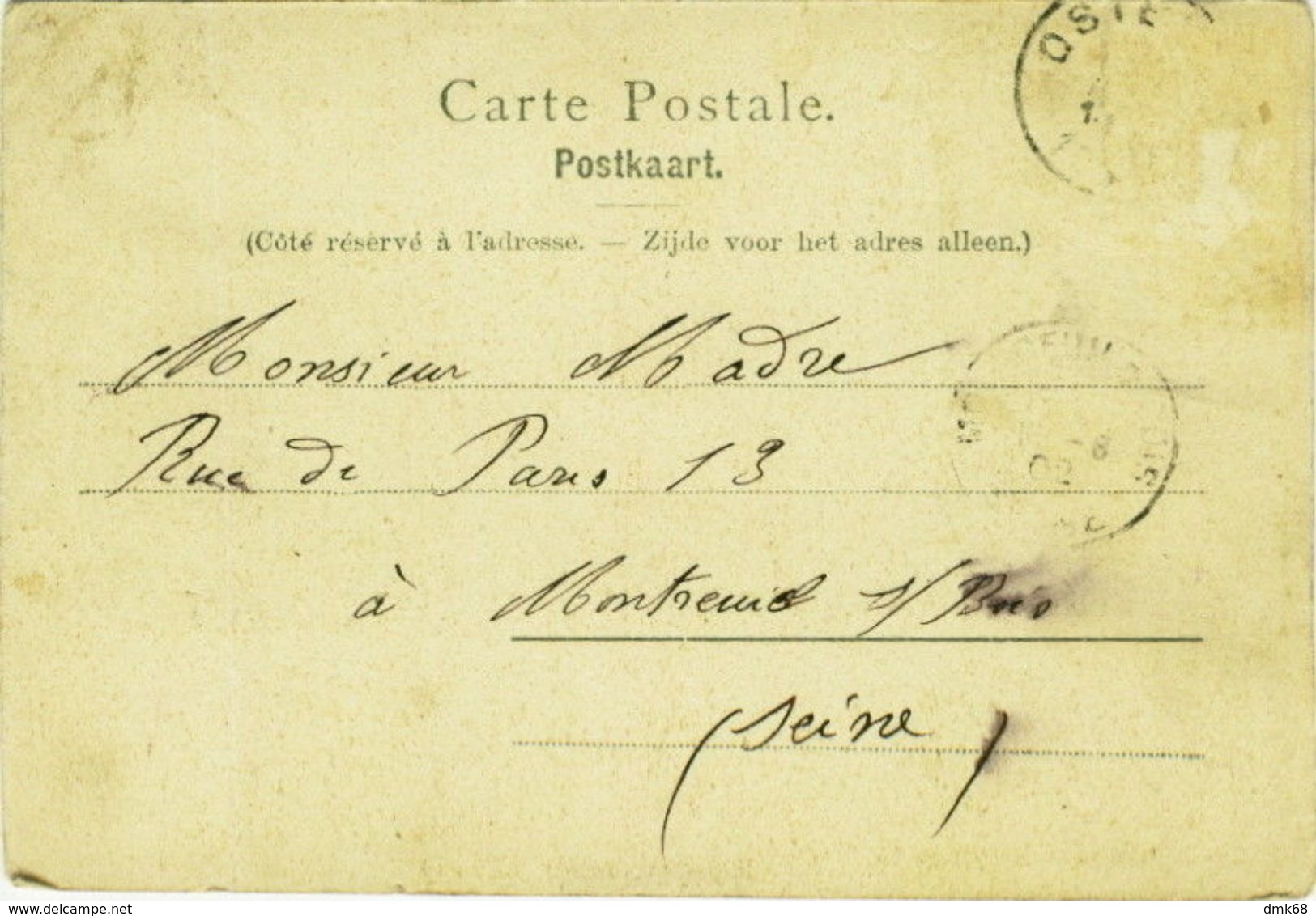 BELGIUM - OSTENDE - L'ESTACADE - EMTREE DU PORT - EDIT V.G. - 1900s ( 2540) - Oostende