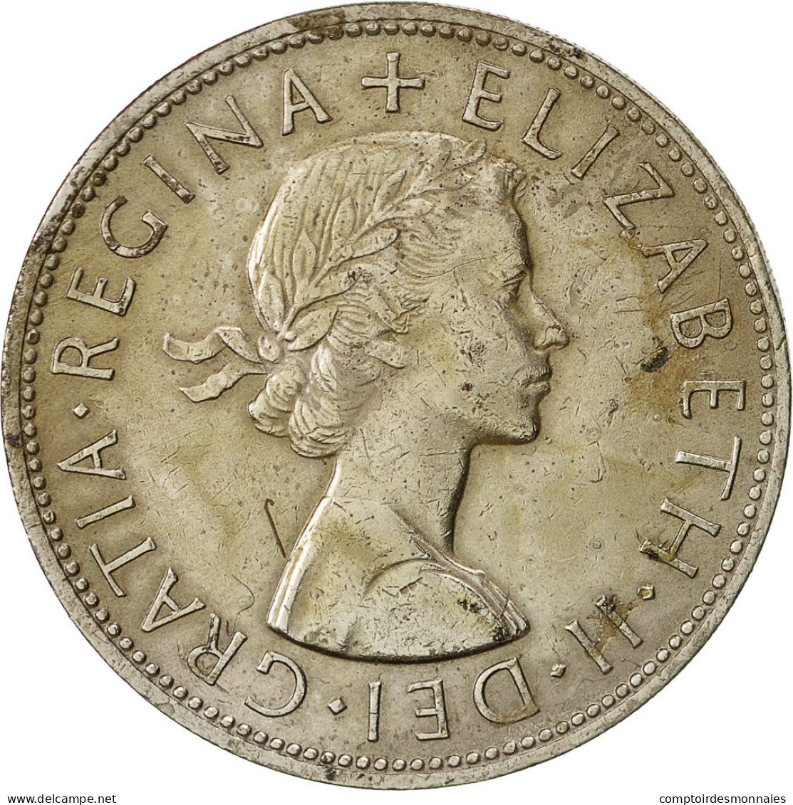 Monnaie, Grande-Bretagne, Elizabeth II, 1/2 Crown, 1963, TB, Copper-nickel - K. 1/2 Crown