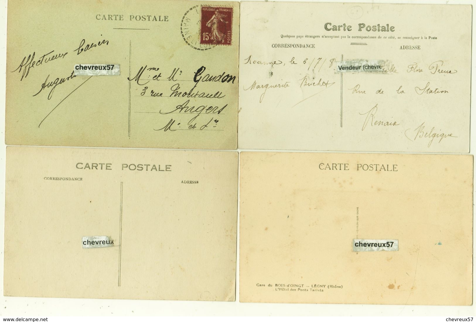 LOT 67 - VILLES ET VILLAGES DE FRANCE - 24 Cartes anciennes - Divers