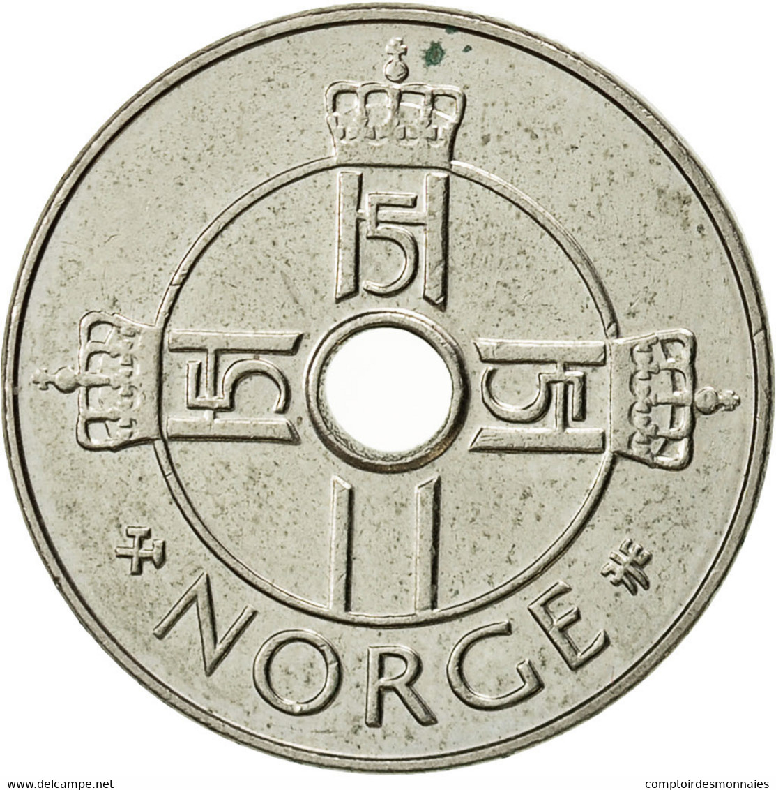 Monnaie, Norvège, Harald V, Krone, 1998, TTB, Copper-nickel, KM:462 - Norway