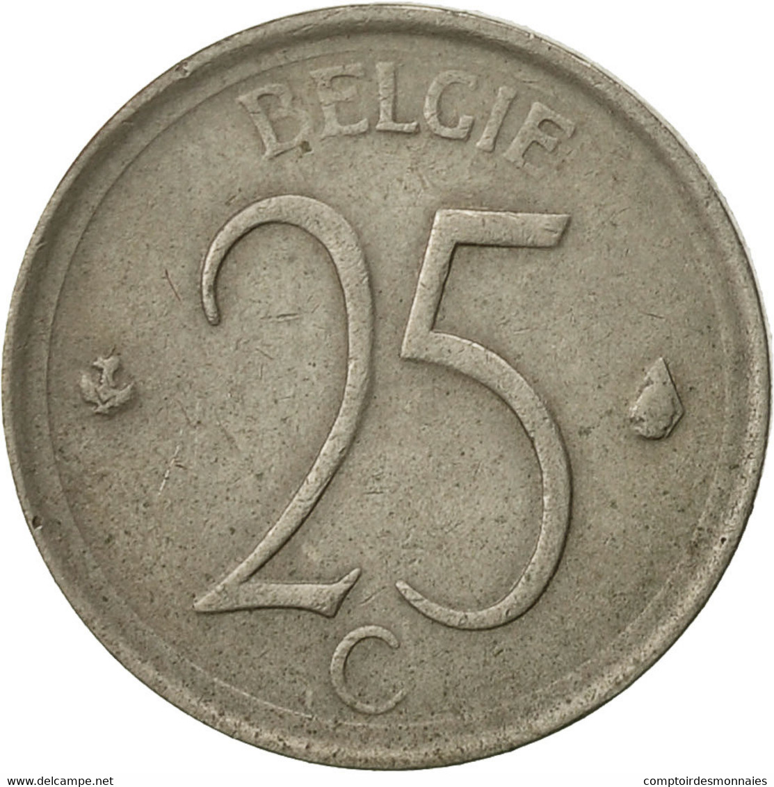 Monnaie, Belgique, 25 Centimes, 1964, Bruxelles, TTB, Copper-nickel, KM:154.1 - 25 Centimes