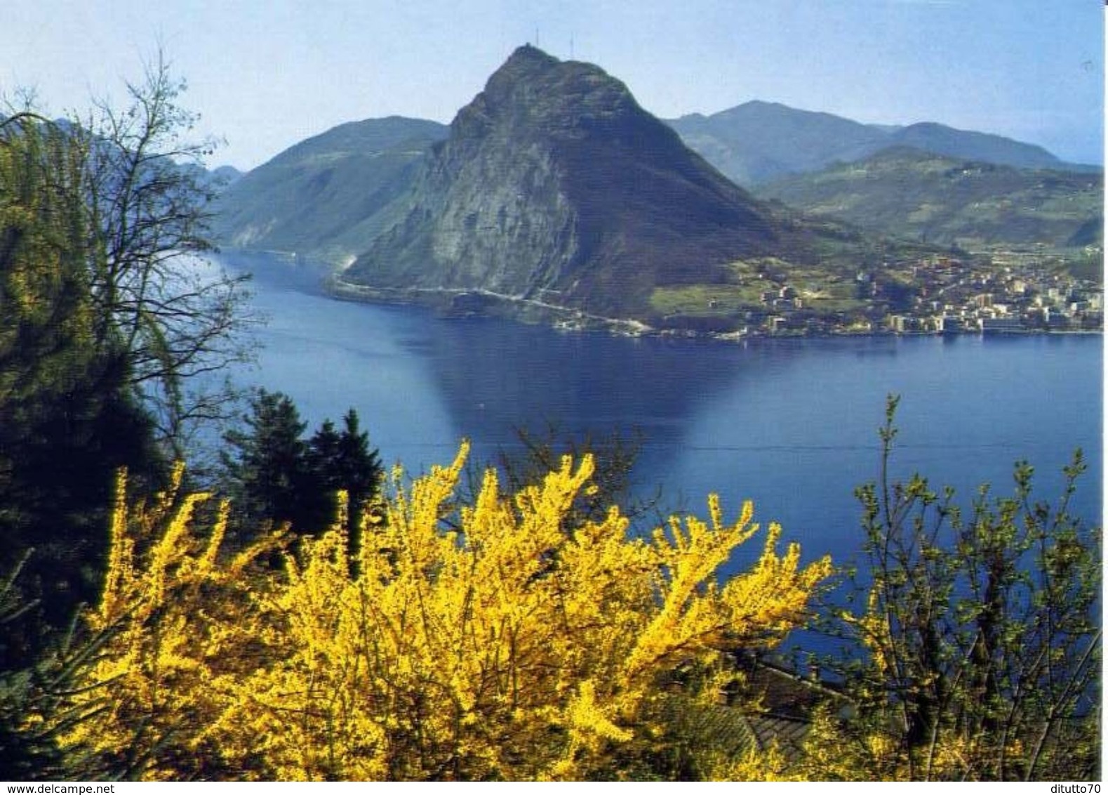 Lugano - Und San Salvatore - Formato Grande Viaggiata Mancante Di Affrancatura – E 3 - Mondo