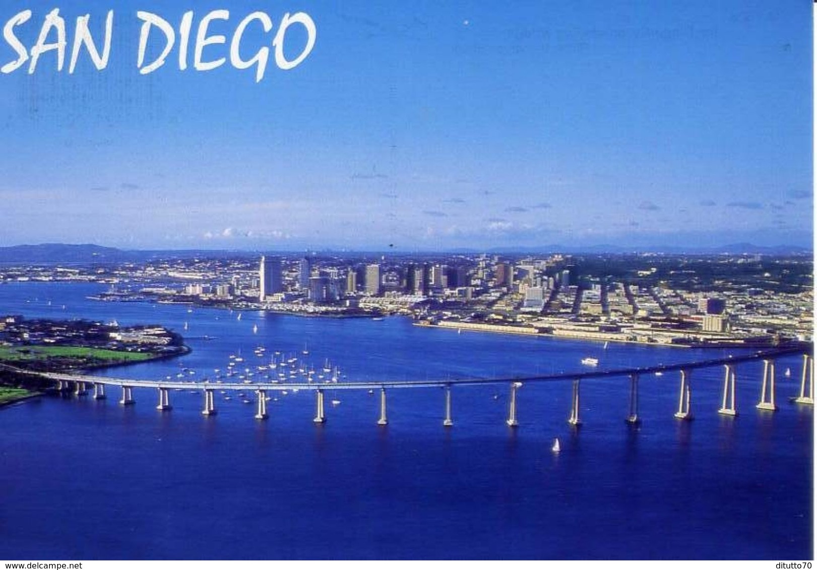 San Diego - Coronado Bay Bridge - Formato Grande Viaggiata – E 3 - Mondo