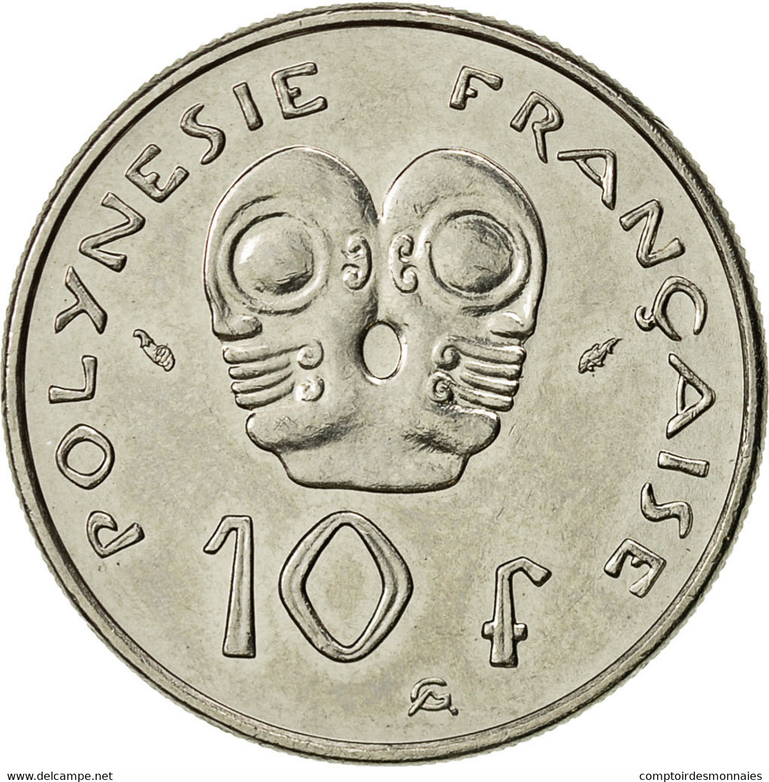 French Polynesia, 10 Francs, 1979, Paris, SUP, Nickel, KM:8 - Polynésie Française