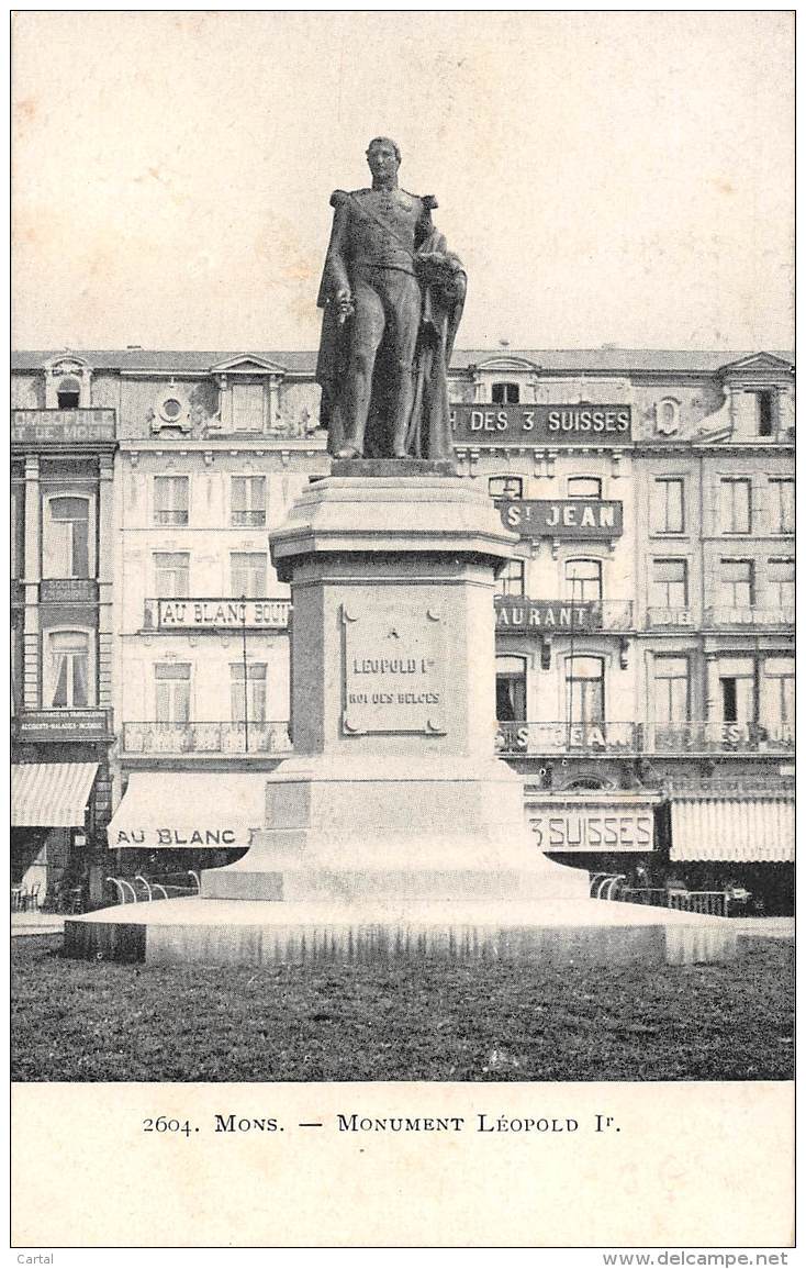 MONS - Monument Léopold Ier - Mons