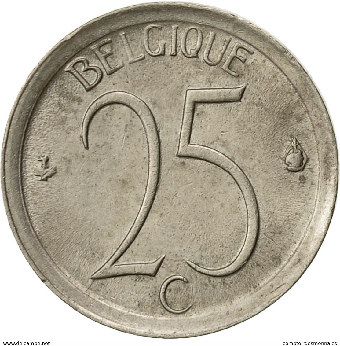 Belgique, 25 Centimes, 1972, Bruxelles, SUP, Copper-nickel, KM:153.1 - 25 Centimes