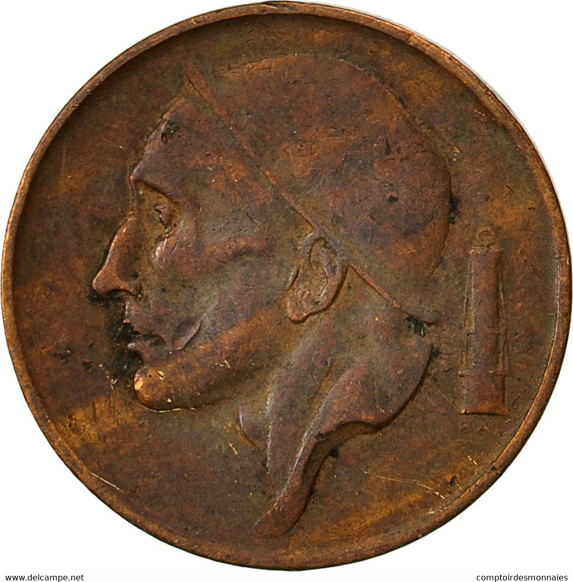 Belgique, 50 Centimes, 1955, TB+, Bronze, KM:144 - 50 Centimes