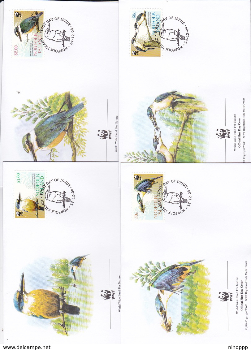 World Wide Fund For Nature 1998 Ukraina Set 4 Official First Day Covers - FDC