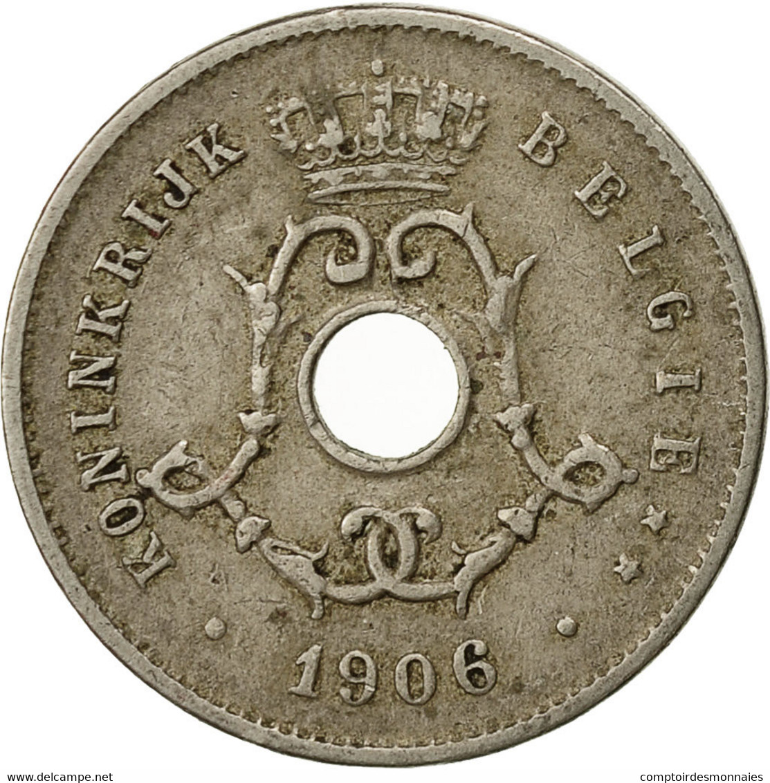 Belgique, 5 Centimes, 1906, TB+, Copper-nickel, KM:55 - 5 Centimes