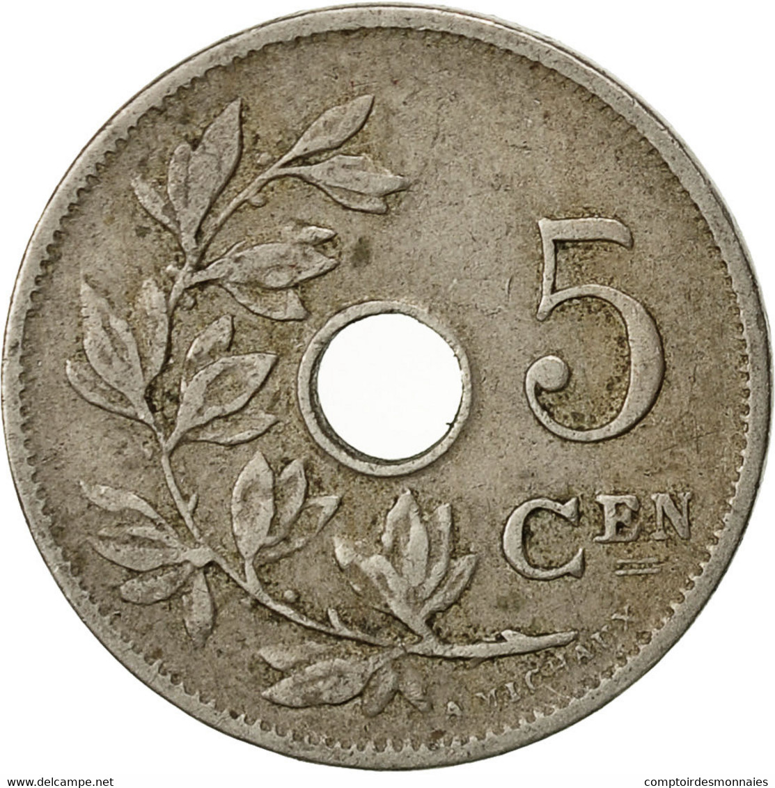 Belgique, 5 Centimes, 1906, TB+, Copper-nickel, KM:55 - 5 Centimes