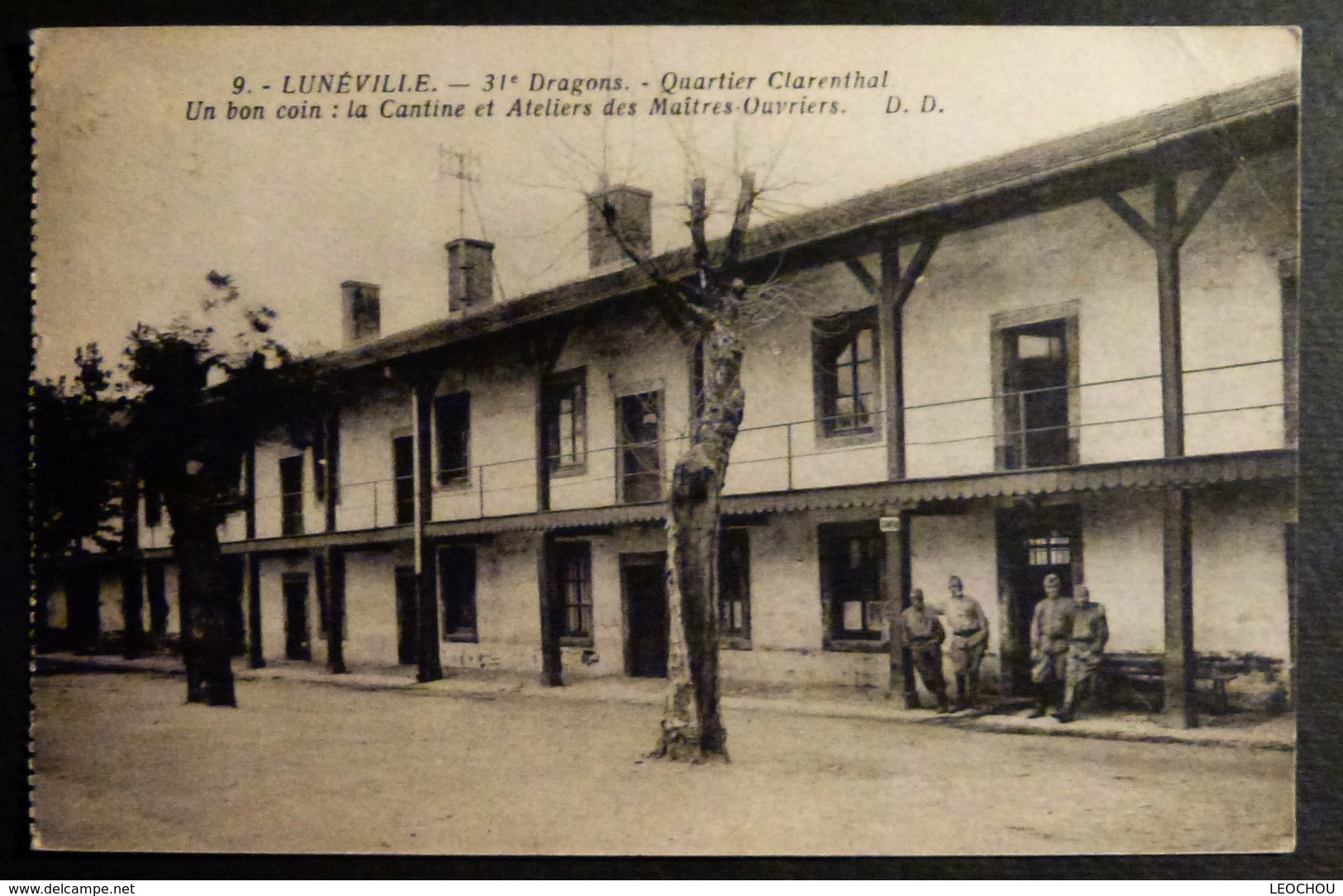 54 MEURTHE ET MOSELLE - LUNEVILLE QUARTIER CLARENTHAL LA CANTINE ET QATELIERS DES MAITRES OUVRIERS 1964 - Luneville