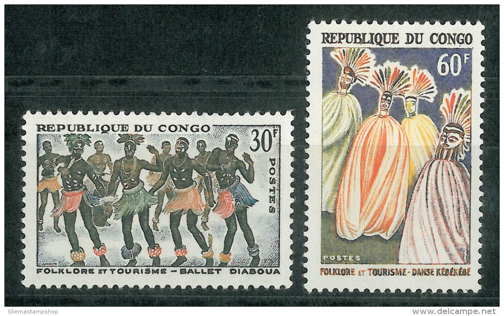 CONGO BRAZZAVILLE - 1964 DANCES - Neufs