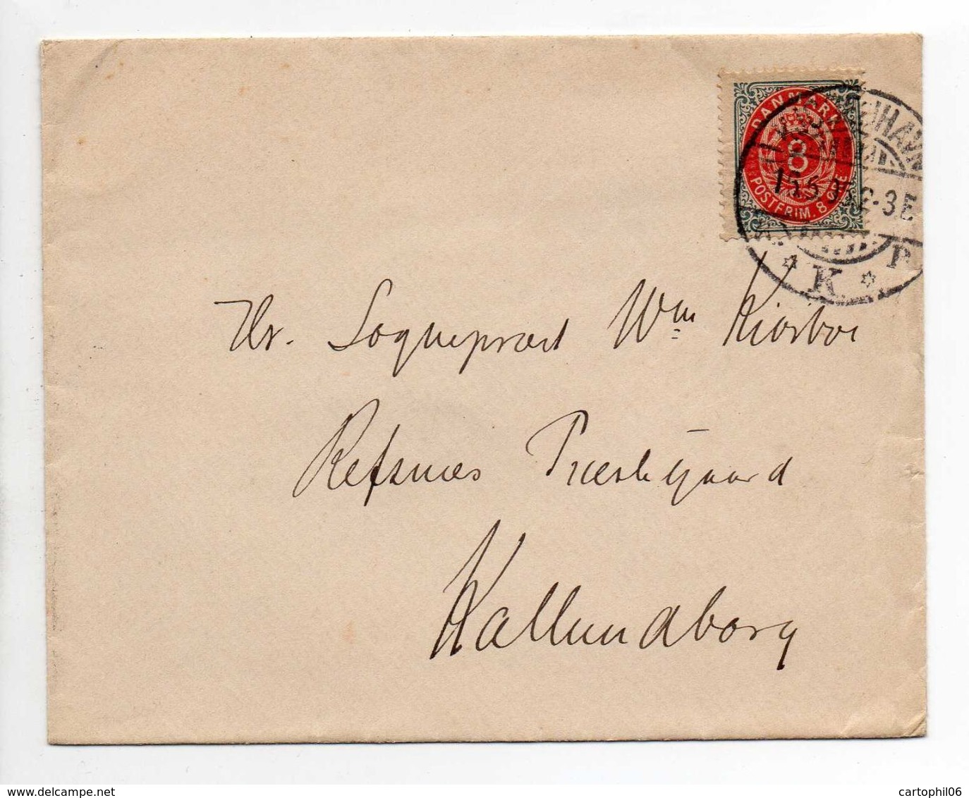- Lettre KJØBENHAVN (Copenhague) Pour Kalundborg 16.5.1895 - A ETUDIER - - Lettres & Documents