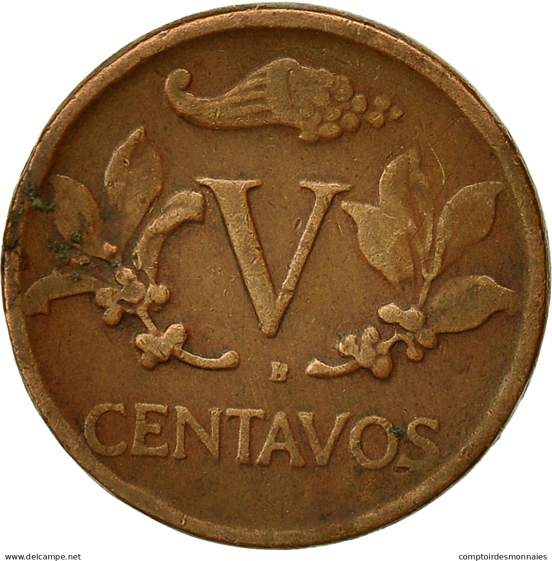 Colombie, 5 Centavos, 1953, TTB, Bronze, KM:206 - Colombia