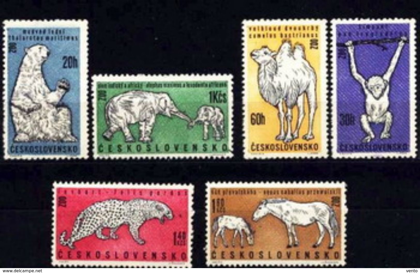 CS 1962 Mi 1335-40 Yt 1214-1217 ** Animals - Unused Stamps