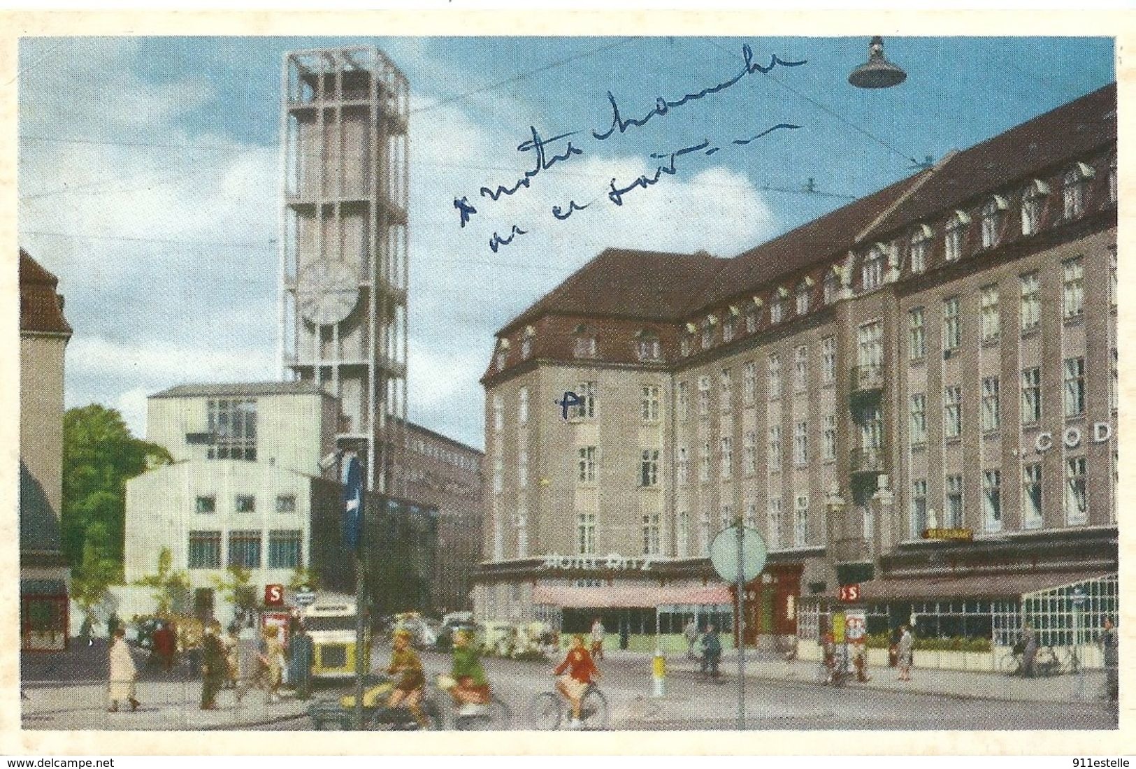 Danemark   HOTEL RITZ    AARHUS   En 1954 - Danemark