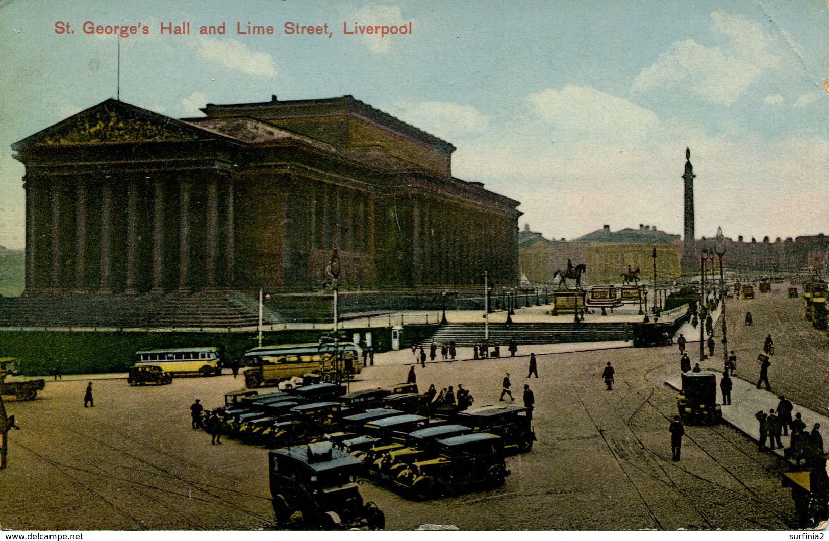 MERSEYSIDE - LIVERPOOL - ST GEORGE'S HALL AND LIME STREET  Me760 - Liverpool