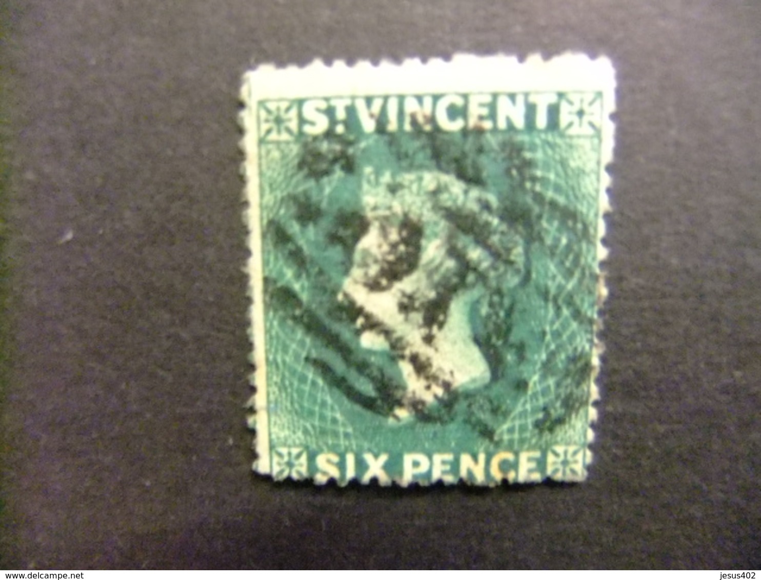 ST. VINCENT SAINT VINCENT 1871 REINE VICTORIA Yvert 11 FU - SG N 18 FU - St.Vincent (...-1979)