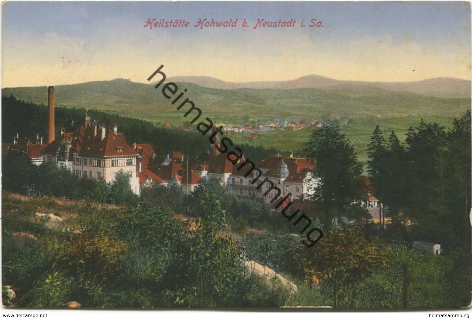 Hohwald Bei Neustadt In Sachsen - Heilstätte - Verlag Brück & Sohn Meissen - Hohwald (Sachsen)