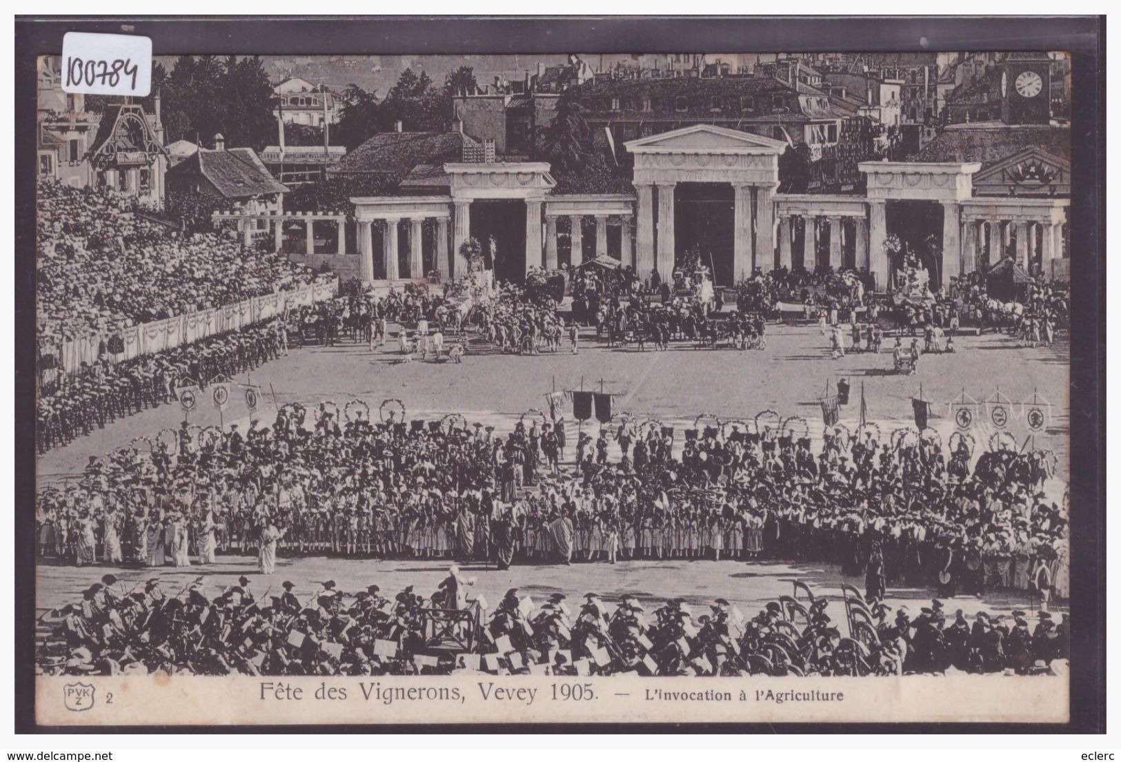 DISTRICT DE VEVEY - VEVEY - FETE DE VIGNERONS 1905 - TB - Vevey