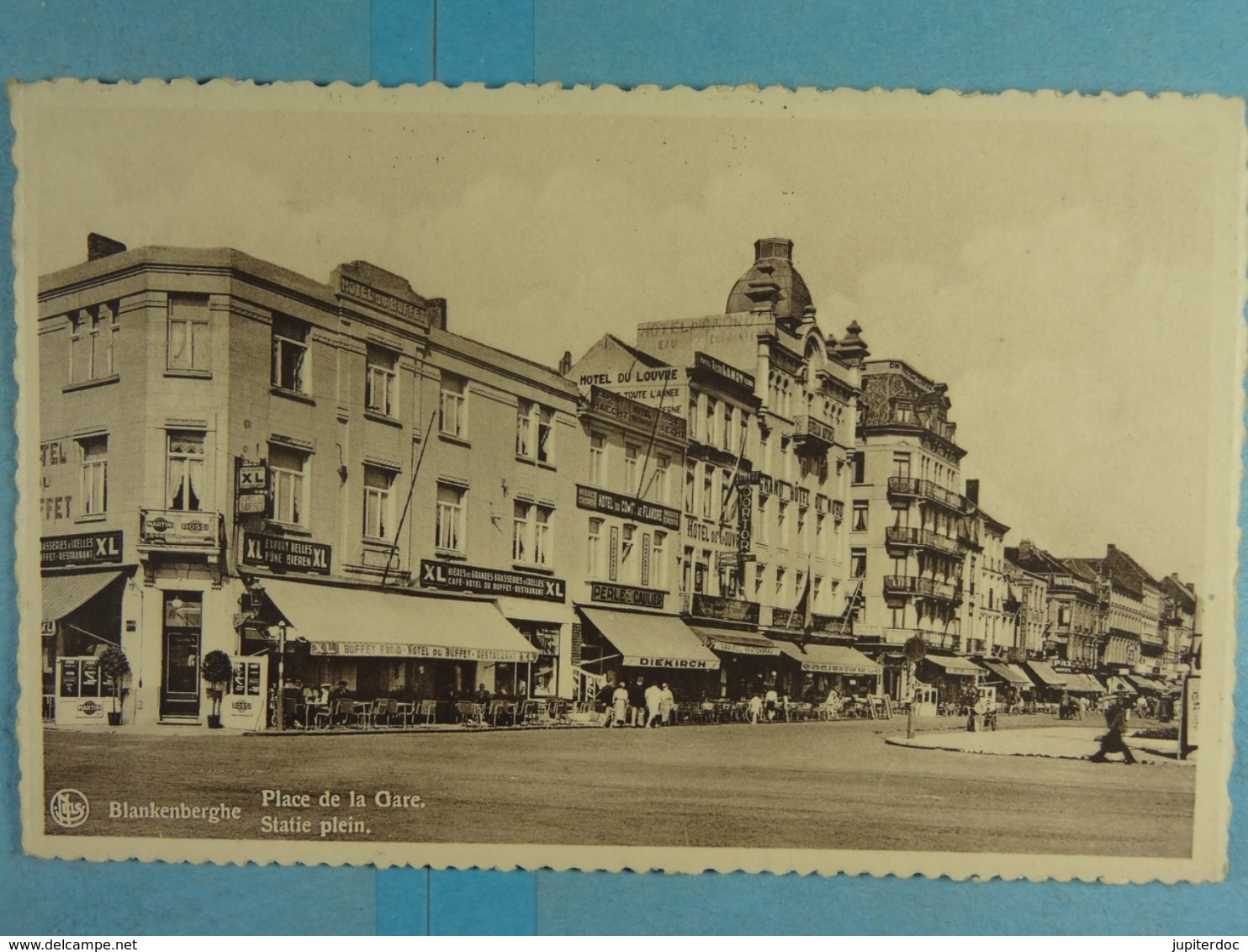 Blankenberghe Place De La Gare Statie Plein - Blankenberge