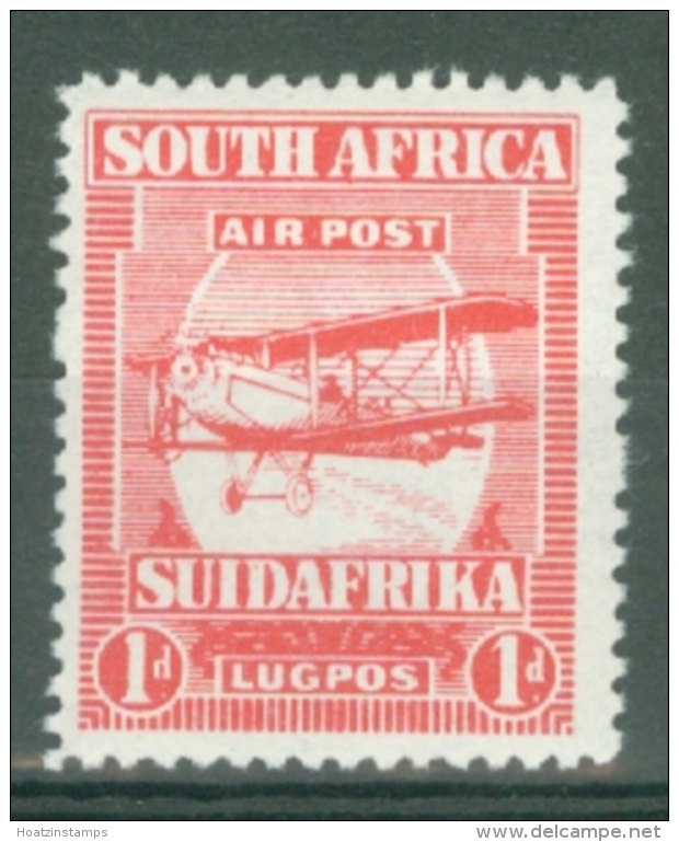 South Africa: 1925   Air - De Haviland D.H.9 Biplane   SG26    1d   MNH - Unused Stamps