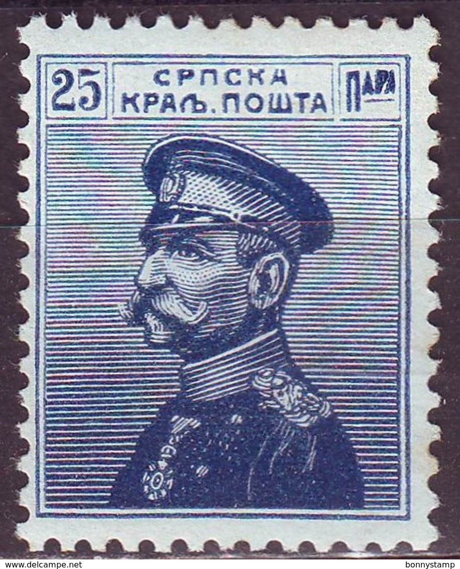 Serbia, 1911/1914 - 25p Karageorgevich - Nr.118 MNH** - Serbia