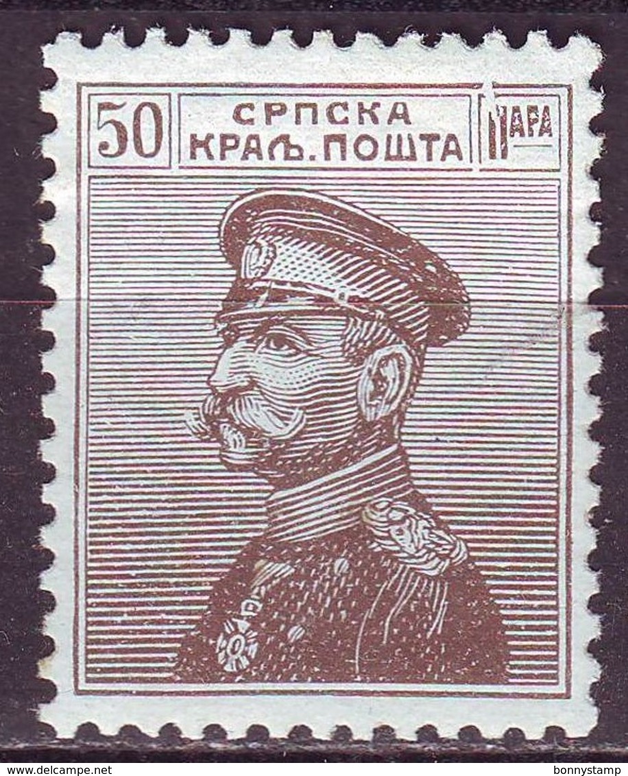 Serbia, 1911/1914 - 50p Karageorgevich - Nr.122 MNH** - Serbia