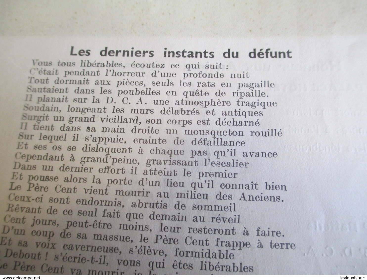 Militaria/Pére Cent/403e D.C.A./Désiré Pére Cent Baron Nhou De La Deyceha/TOUL/METZ/STRASBOURG/BELFORT/1934      VPN138 - Documentos