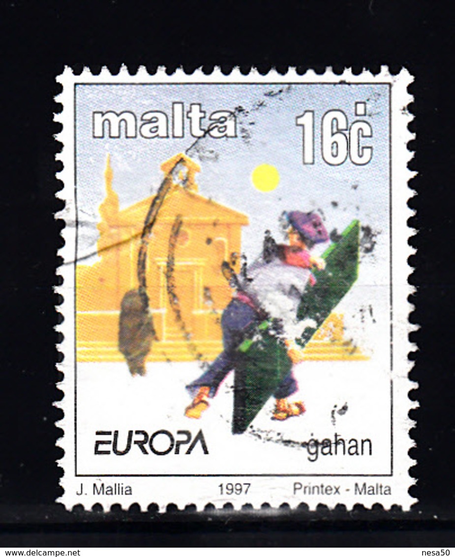 Malta 1997 Mi Nr 1012  Sagen En Legenden, Europa - Malta