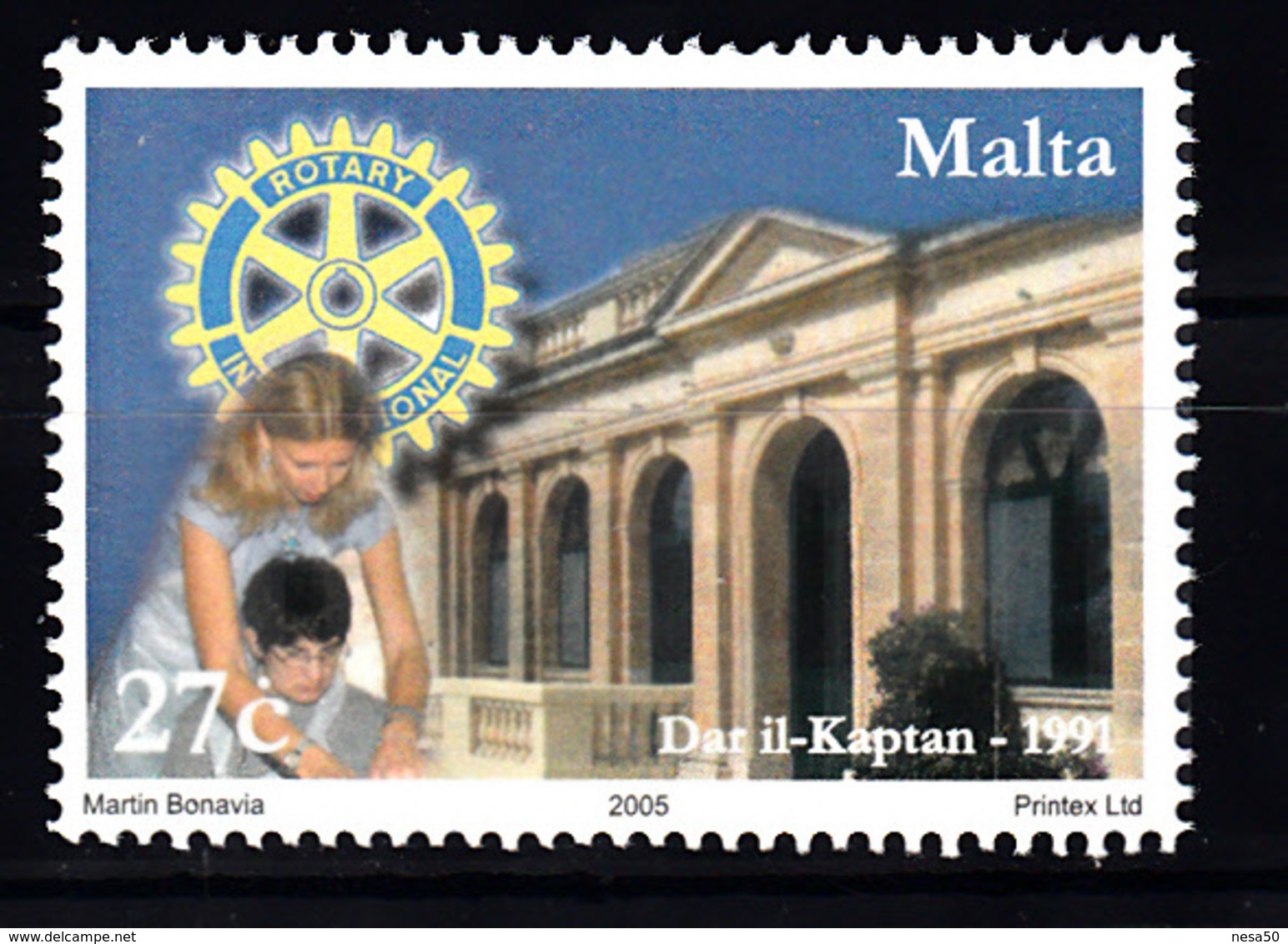 Malta 2005 Mi Nr 1375  100 Jaar Rotary - Malta