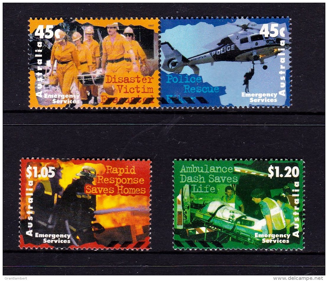 Australia 1997 Emergency Services Set Of 4 Used - Used Stamps