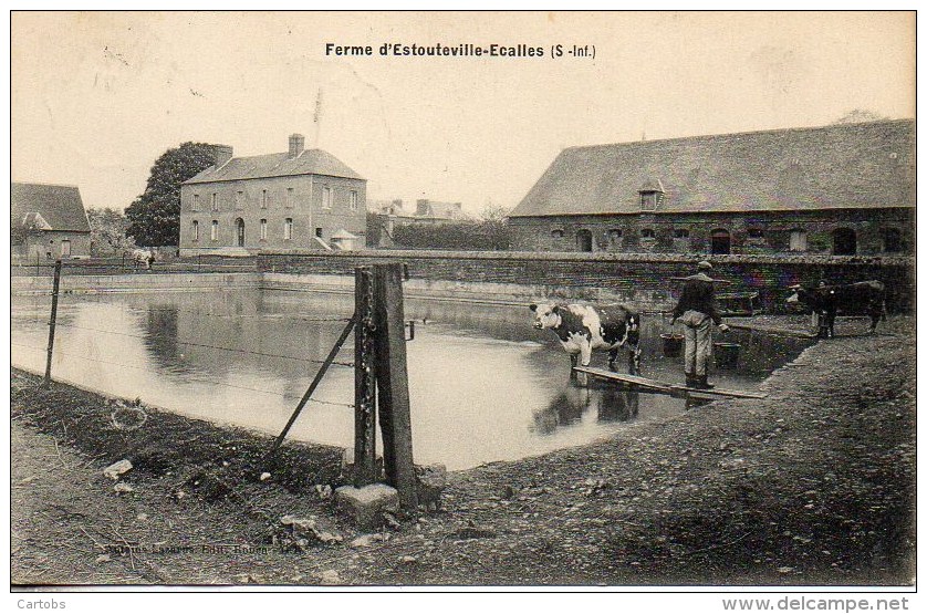 76 Ferme D'ESTOUTEVILLE-ESCALLES - Autres & Non Classés