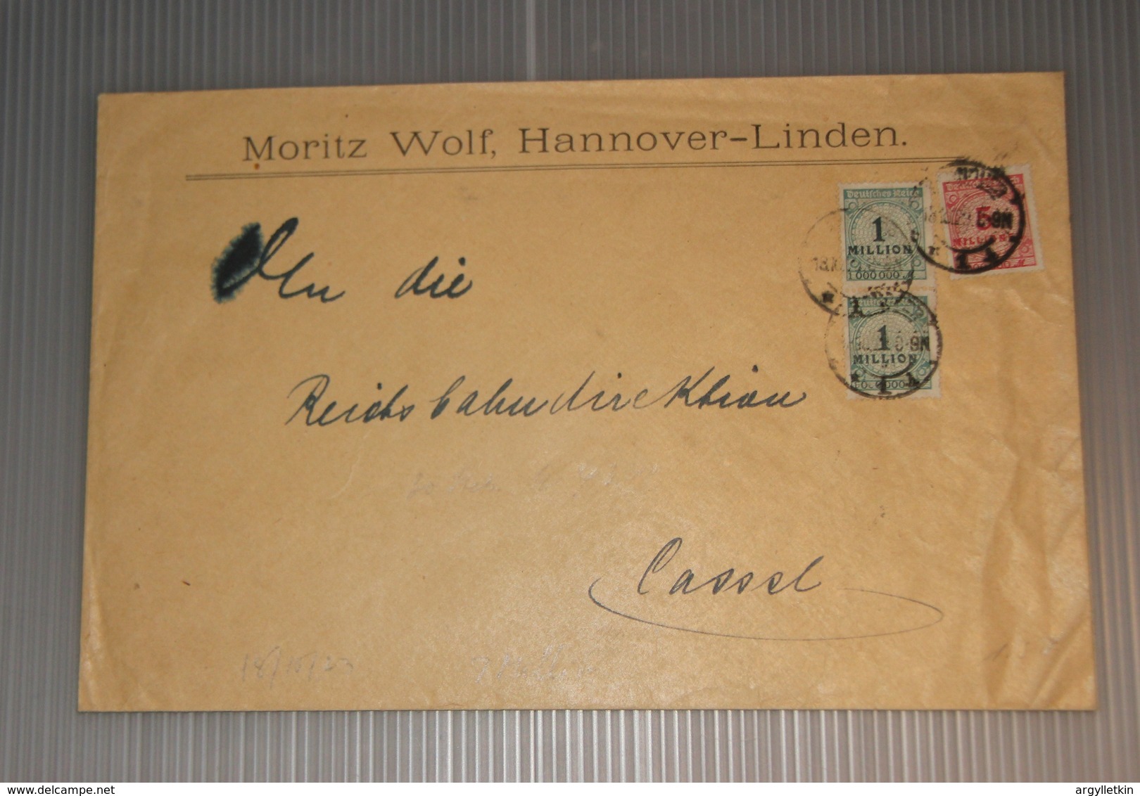 GERMANY 1923 INFLATION MAIL 10th TO 19th OCTOBER