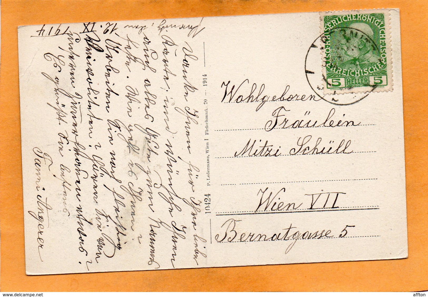Pernitz NO 1910 Postcard - Pernitz