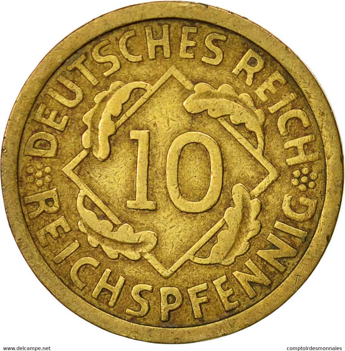 Allemagne, République De Weimar, 10 Reichspfennig, 1925, Berlin, TB+ - 10 Rentenpfennig & 10 Reichspfennig