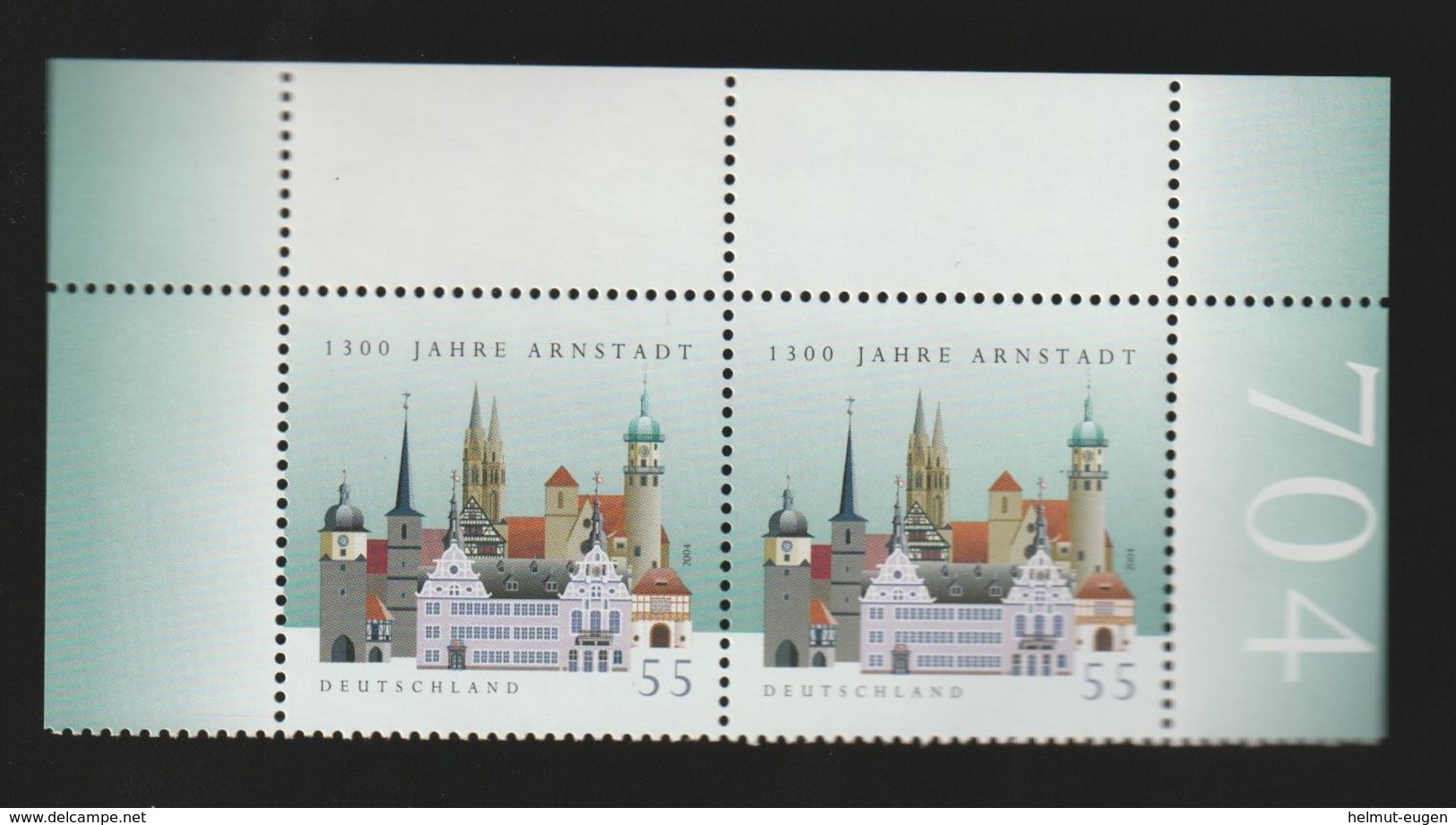 1300 Jahre Arnstadt: Sehenswürdigkeiten Von Arnstadt. /  MiNr.: 2388 (2 Marken) - Unused Stamps