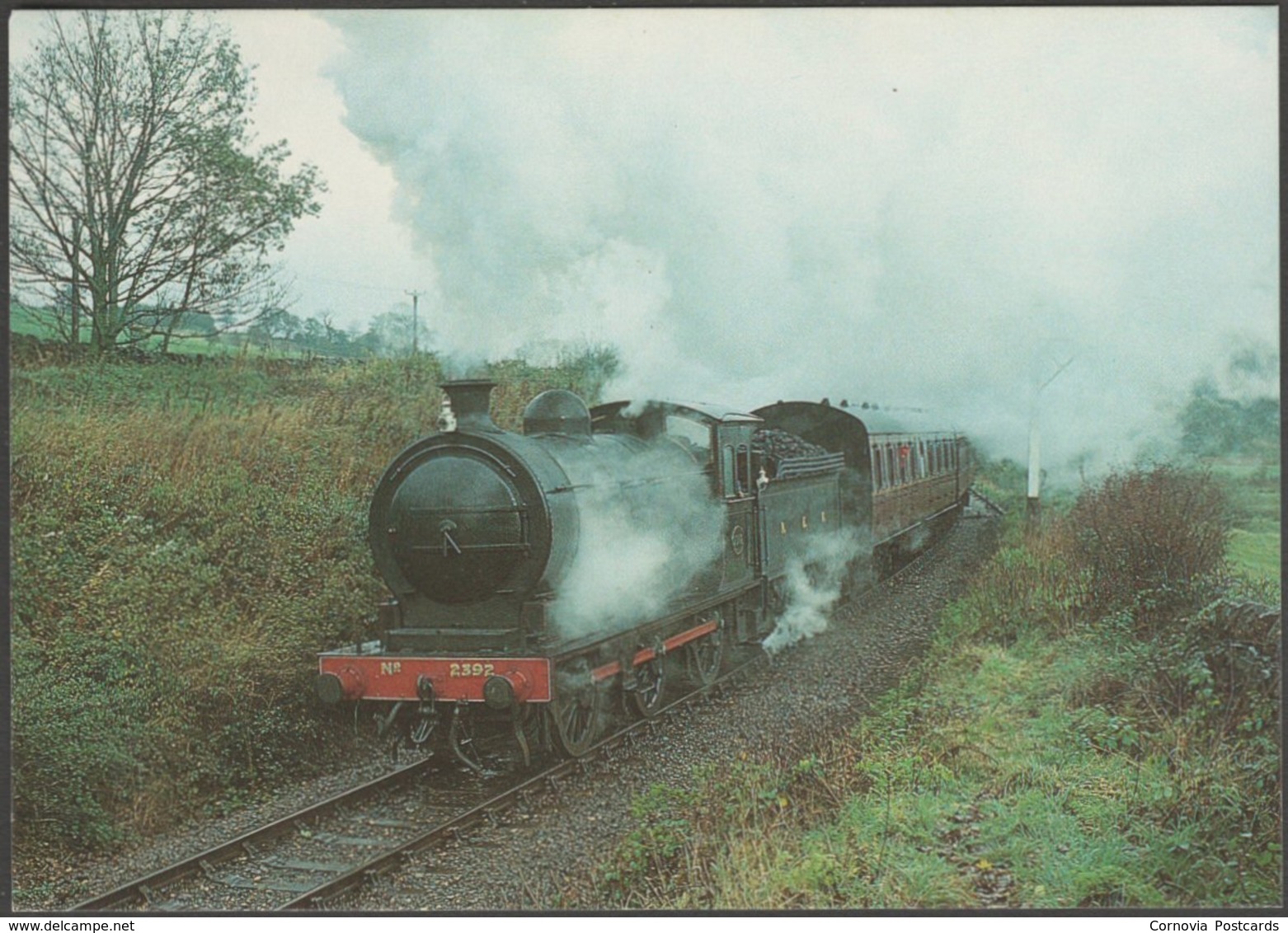 LNER Class J27 5F 0-6-0 No 2392 - Steam Classic Postcard - Trains
