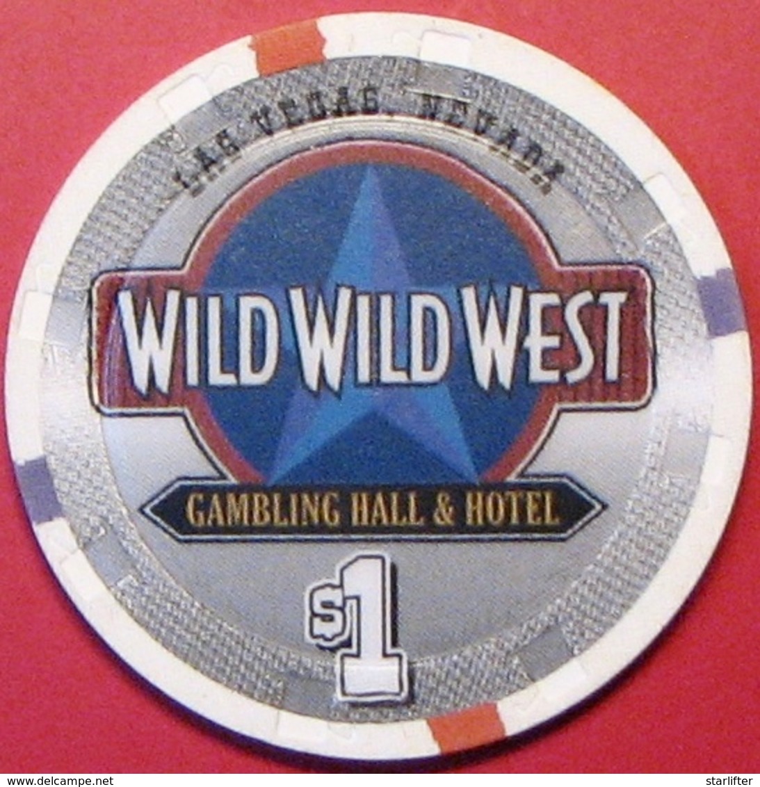 $1 Casino Chip. Wild Wild West, Las Vegas, NV. M12. - Casino